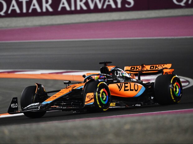 Titel-Bild zur News: Oscar Piastri (McLaren MCL60) beim Formel-1-Rennen in Katar 2023