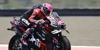 Bild zum Inhalt: MotoGP-Training Mandalika: Aprilia-Doppelspitze, Bagnaia in Q1