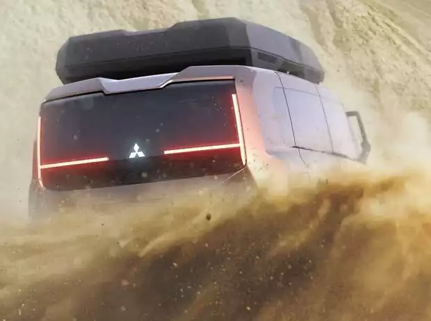 Teaser des Mitsubishi Offroad-Van Titel-Bild zur News: Teaser des Mitsubishi Offroad-Van