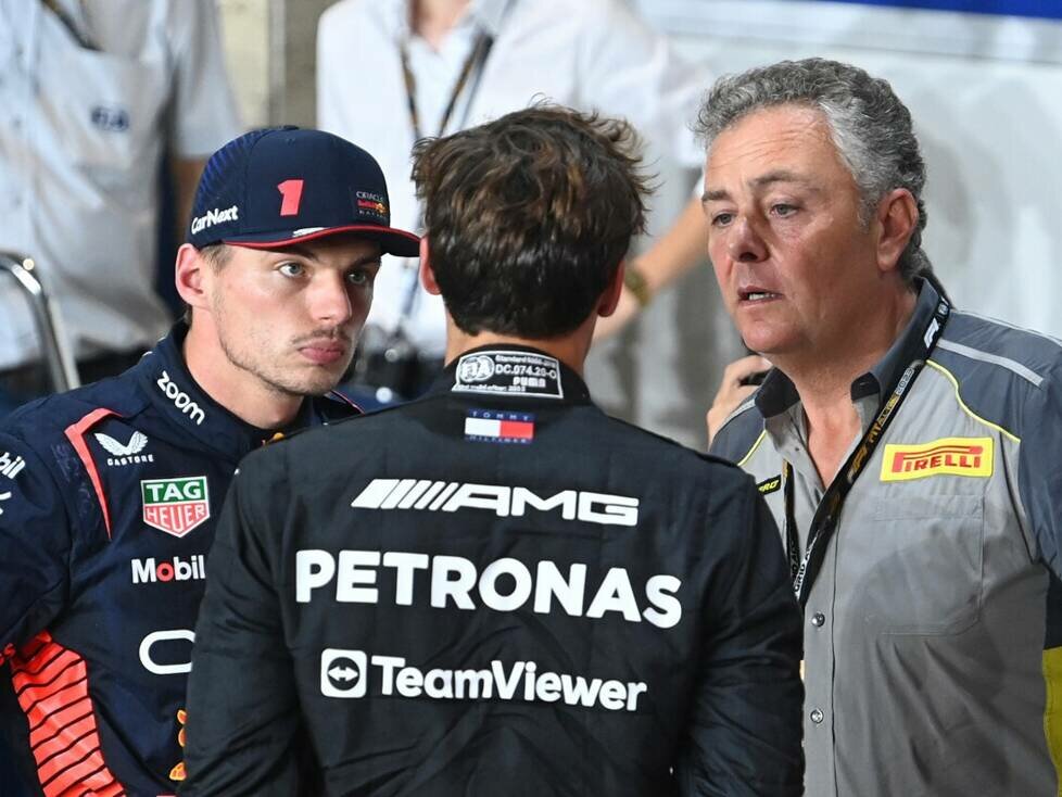 Max Verstappen, George Russell