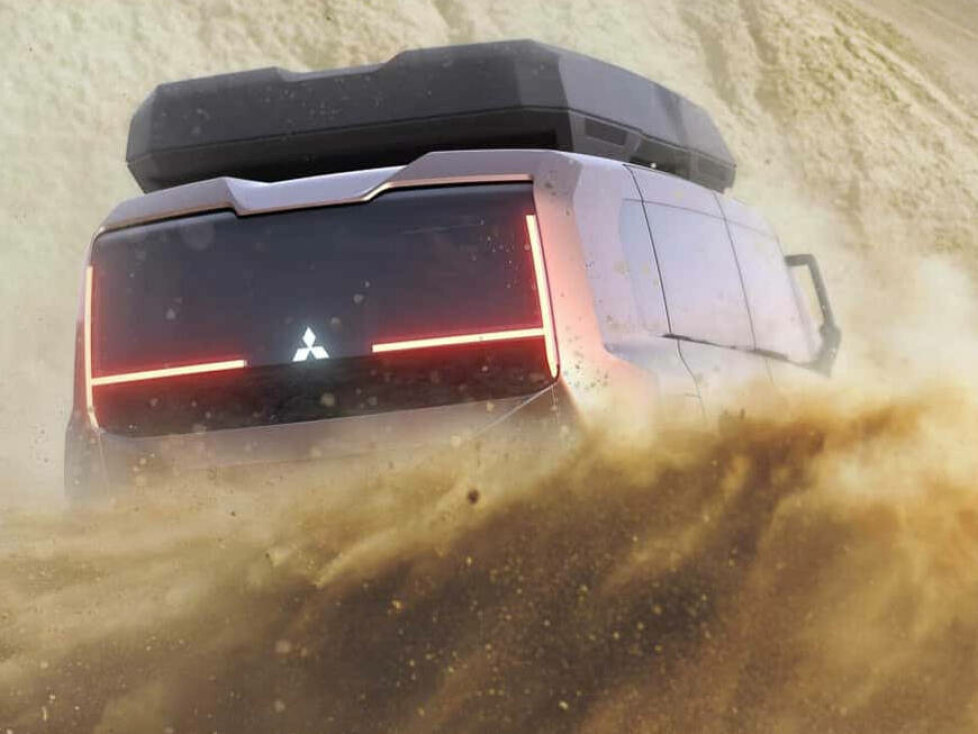 Teaser des Mitsubishi Offroad-Van