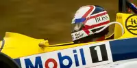 Nigel Mansell 1985 beim Europa-Grand-Prix in Brands Hatch