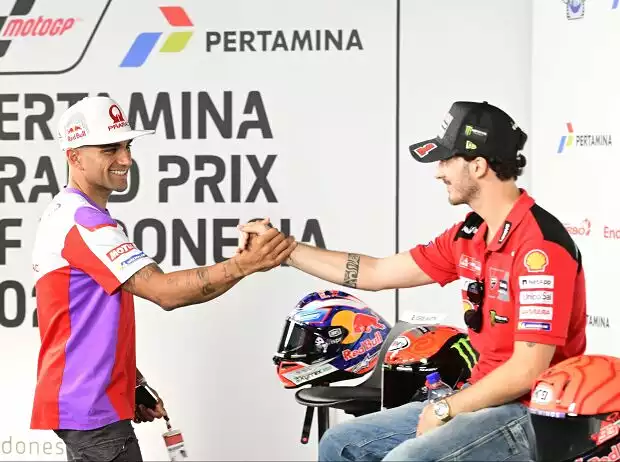 Titel-Bild zur News: Jorge Martin, Francesco Bagnaia