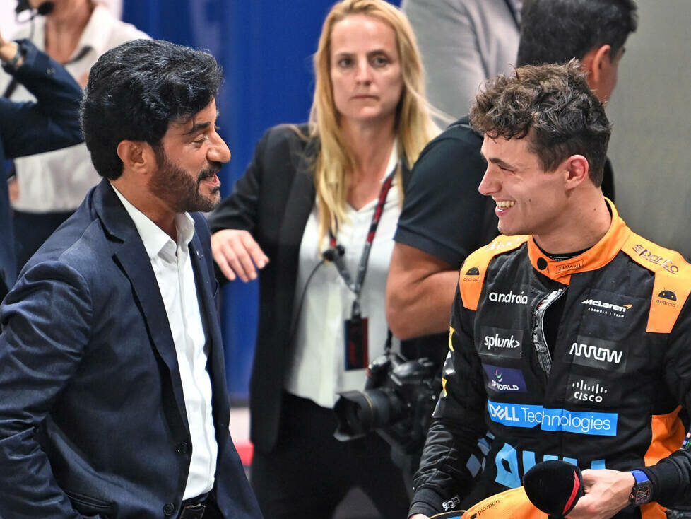 Mohammed bin Sulayem, Lando Norris