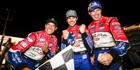 Helio Castroneves, Tom Blomqvist und Colin Braun holten etwas überraschend den PLM-Sieg
