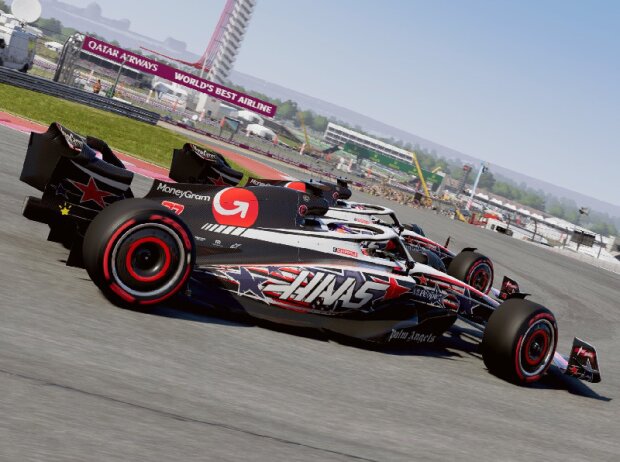 Titel-Bild zur News: Haas VF-23 vor dem Formel-1-Rennen in Austin 2023