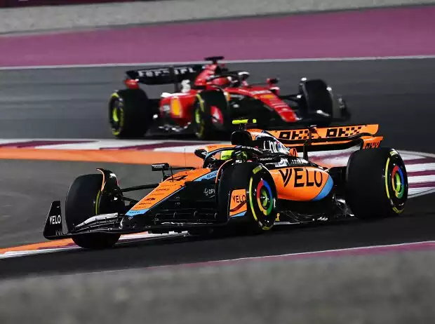 Titel-Bild zur News: Lando Norris, Charles Leclerc