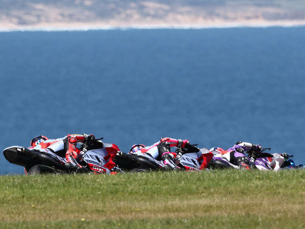 MotoGP-Action auf Phillip Island