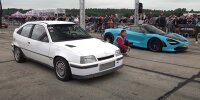 Opel Kadett versus McLaren 720S drag race