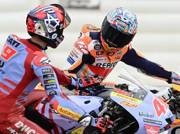 Fabio Di Giannantonio, Marc Marquez Titel-Bild zur News: Fabio Di Giannantonio, Marc Marquez