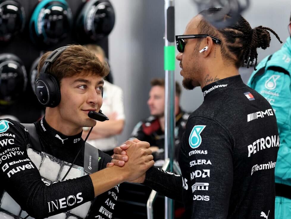 George Russell, Lewis Hamilton