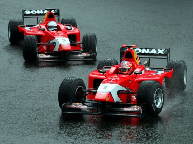 Horners Arden-Team dominierte die Spätphase der Formel 3000 (hier Vitantonio Liuzzi und Robert Doornbos)