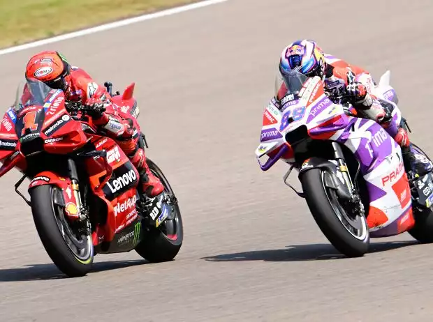 Titel-Bild zur News: Francesco Bagnaia, Jorge Martin