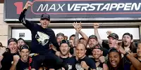 Max Verstappen feiert seinen WM-Titel 2023