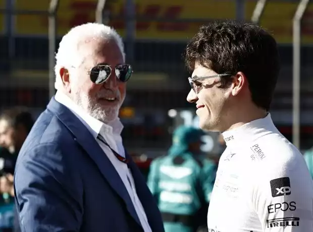 Lawrence Stroll mit Lance Stroll in der Formel-1-Startaufstellung Titel-Bild zur News: Lawrence Stroll mit Lance Stroll in der Formel-1-Startaufstellung