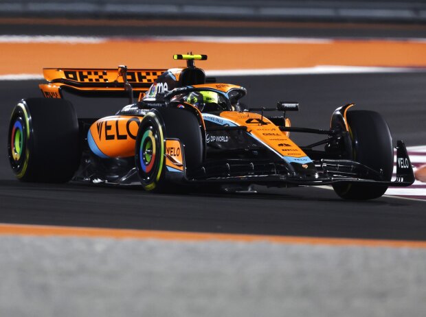 Titel-Bild zur News: Lando Norris im McLaren MCL60 beim Formel-1-Rennen in Katar 2023