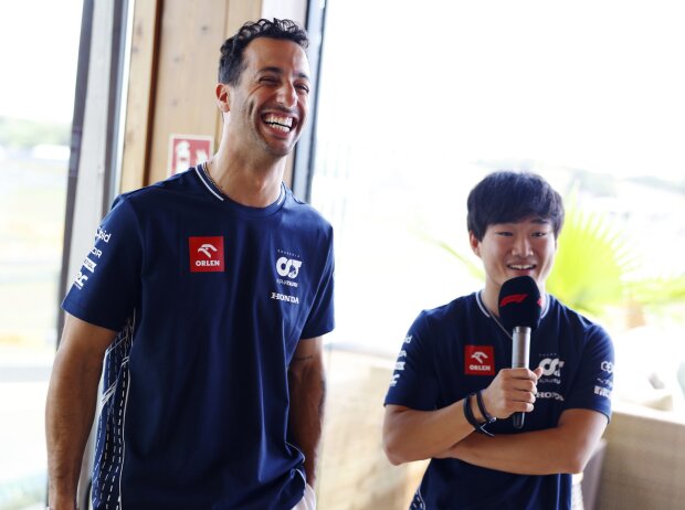 Auch 2024 fahren Daniel Ricciardo und Yuki Tsunoda für AlphaTauri Auch 2024 fahren Daniel Ricciardo und Yuki Tsunoda für AlphaTauri