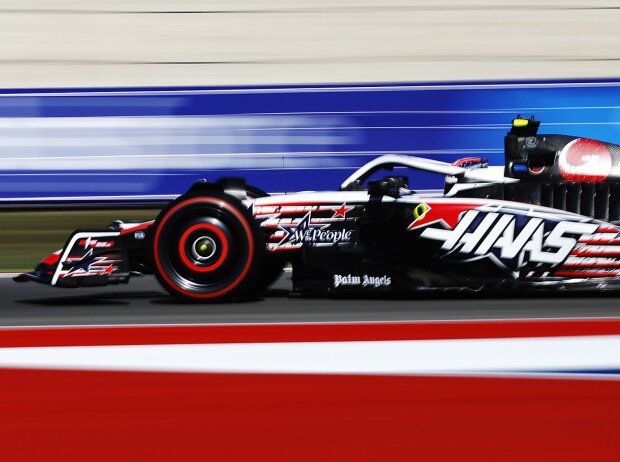 Titel-Bild zur News: Nico Hülkenberg im Haas VF-23 beim Formel-1-Qualifying in Austin 2023