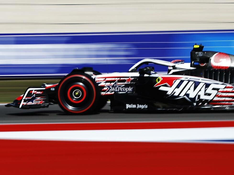 Nico Hülkenberg im Haas VF-23 beim Formel-1-Qualifying in Austin 2023