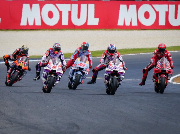 Johann Zarco, Jorge Martin, Francesco Bagnaia, Brad Binder, Fabio Di Giannantonio