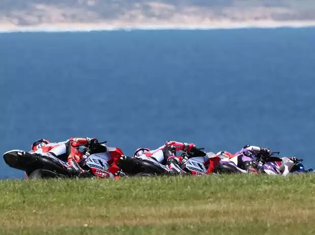MotoGP-Action auf Phillip Island Titel-Bild zur News: MotoGP-Action auf Phillip Island