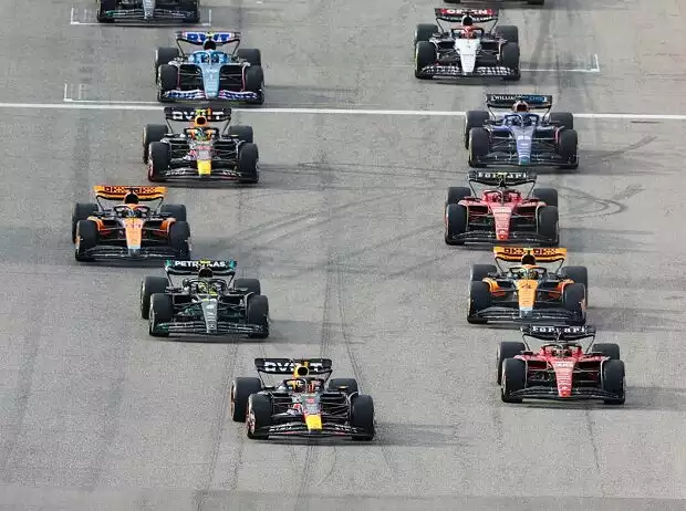 Der Start zum Formel-1-Sprint in Austin 2023 Titel-Bild zur News: Der Start zum Formel-1-Sprint in Austin 2023