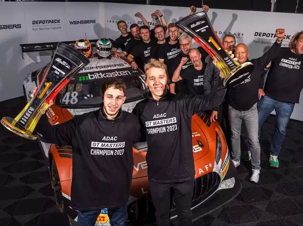 Der 18-jährige Owega und sein 19 Jahre alter Teamkollege Seppänen sind das jüngste Meister-Duo in der Geschichte des ADAC GT Masters Titel-Bild zur News: Der 18-jährige Owega und sein 19 Jahre alter Teamkollege Seppänen sind das jüngste Meister-Duo in der Geschichte des ADAC GT Masters