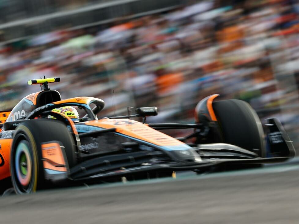Lando Norris im McLaren MCL60 beim Formel-1-Sprint in Austin 2023