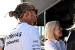 Lewis Hamilton (Mercedes) und Susie Wolff 