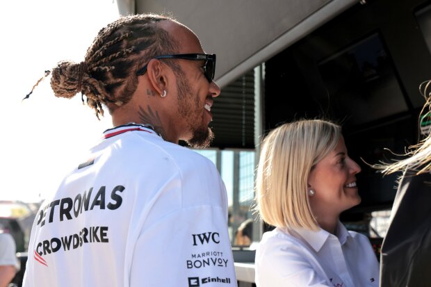 Lewis Hamilton Susie Wolff Mercedes Mercedes F1 ~Lewis Hamilton (Mercedes) und Susie Wolff ~ 