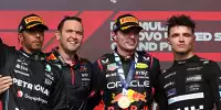 Lewis Hamilton, Max Verstappen, Lando Norris