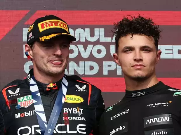 Titel-Bild zur News: Lewis Hamilton, Max Verstappen, Lando Norris