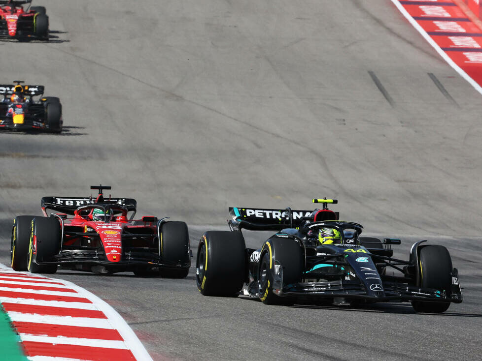 Lewis Hamilton, Charles Leclerc, Max Verstappen, Carlos Sainz