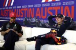 Lewis Hamilton (Mercedes) und Max Verstappen (Red Bull) 