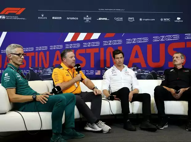 Zak Brown, Toto Wolff Titel-Bild zur News: Zak Brown, Toto Wolff