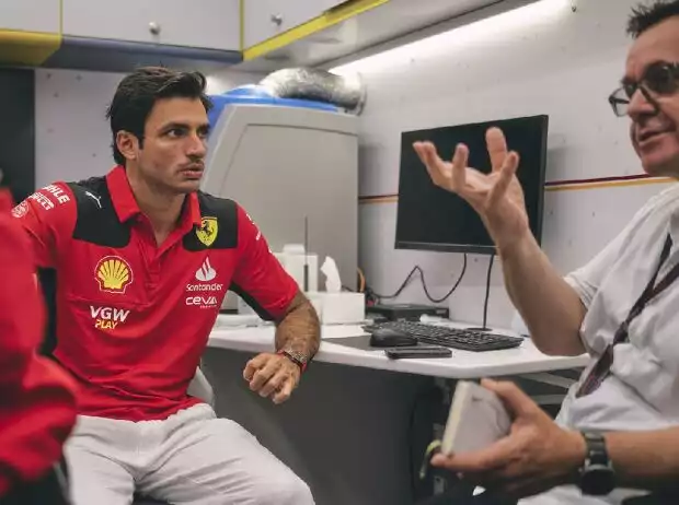 Carlos Sainz Shell Titel-Bild zur News: Carlos Sainz Shell