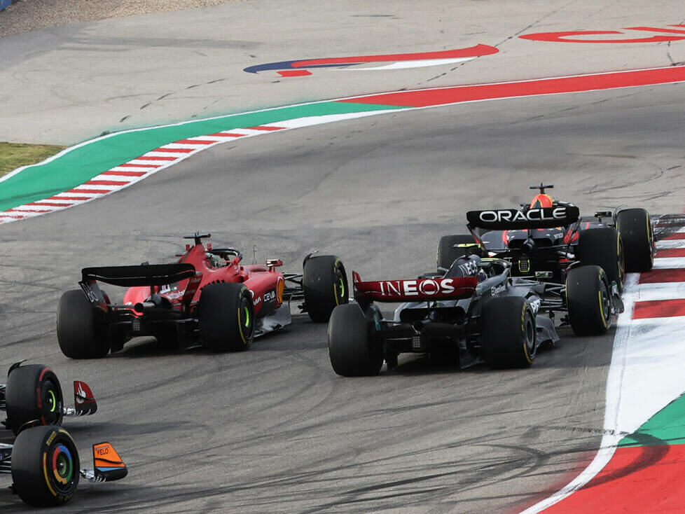 Max Verstappen, Charles Leclerc, Lando Norris, Lewis Hamilton, Carlos Sainz, Oscar Piastri