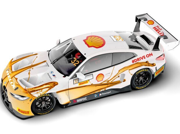 Der WRT-BMW von Sheldon van der Linde für den FIA-GT-Weltcup in Macau Der WRT-BMW von Sheldon van der Linde für den FIA-GT-Weltcup in Macau