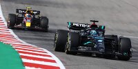 George Russell und Sergio Perez beim Formel-1-Rennen in Austin 2023