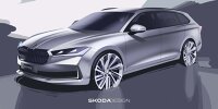 2024 Skoda Superb Designskizze