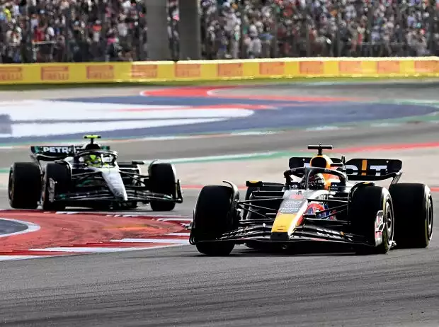 Max Verstappen, Lewis Hamilton Titel-Bild zur News: Max Verstappen, Lewis Hamilton