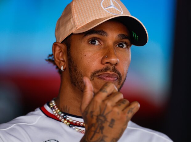Titel-Bild zur News: Lewis Hamilton (Mercedes) vor dem Formel-1-Rennen in Mexiko 2023