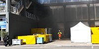 Gragenbrand bei der Formel E in Valencia