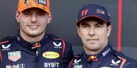 Max Verstappen und sein Red-Bull-Teamkollege Sergio Perez