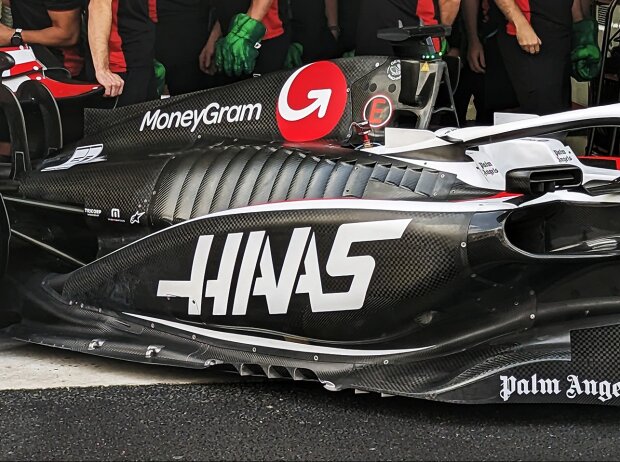 Titel-Bild zur News: Haas VF-23 vor dem Formel-1-Rennen in Mexiko 2023