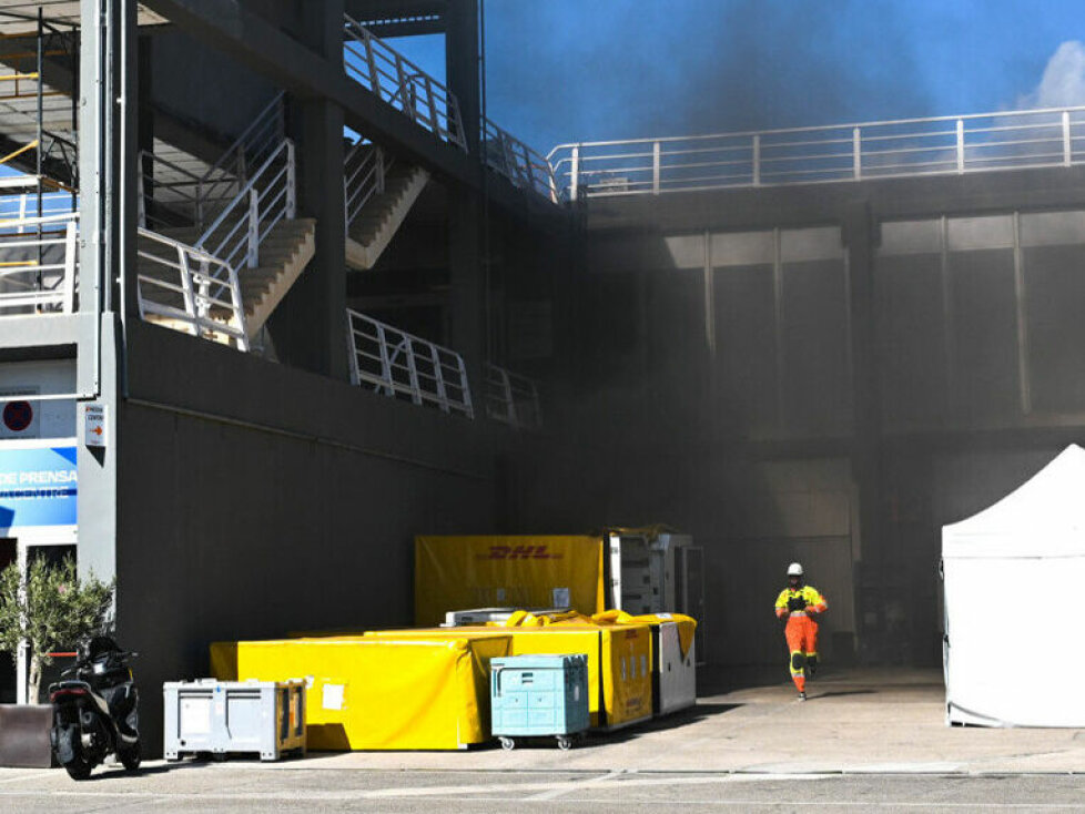 Gragenbrand bei der Formel E in Valencia