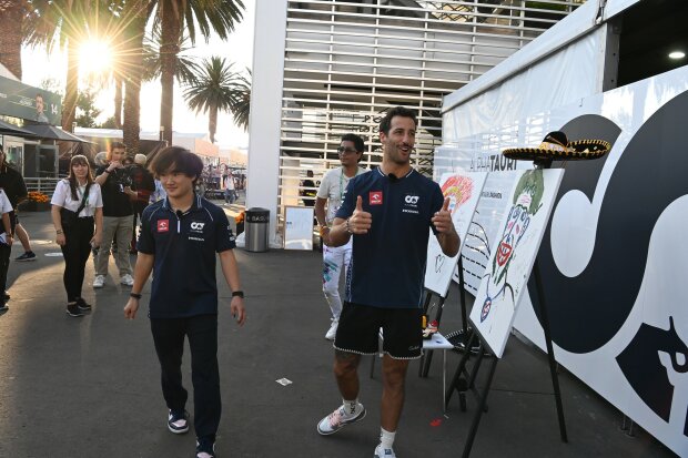 Daniel Ricciardo Yuki Tsunoda AlphaTauri AlphaTauri F1 ~Daniel Ricciardo (AlphaTauri) und Yuki Tsunoda (AlphaTauri) ~ 