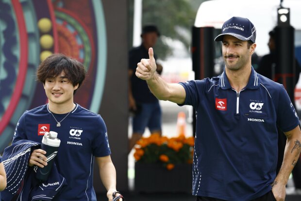 Yuki Tsunoda Daniel Ricciardo AlphaTauri AlphaTauri F1 ~Yuki Tsunoda (AlphaTauri) und Daniel Ricciardo (AlphaTauri) ~ Yuki Tsunoda Daniel Ricciardo AlphaTauri AlphaTauri F1 ~Yuki Tsunoda (AlphaTauri) und Daniel Ricciardo (AlphaTauri) ~