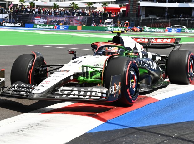 Titel-Bild zur News: Isack Hadjar beim Formel-1-Training in Mexiko 2023