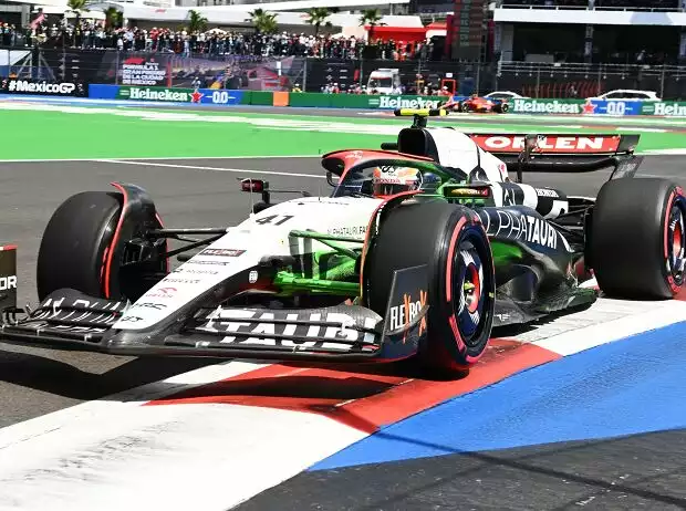 Isack Hadjar beim Formel-1-Training in Mexiko 2023 Titel-Bild zur News: Isack Hadjar beim Formel-1-Training in Mexiko 2023